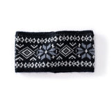 100% Cashmere Winter Knit Headband for Women
