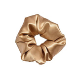 100% Mulberry Silk - scrunchies For Hair Sleep 30 Momme Gold M