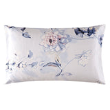19 Momme Housewife Silk Pillowcase Hidden Zipper Floral Print Silk Pillowcases