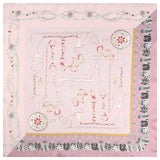 21''x21'' Womens Silk Chic Printed Square Silk Scarf