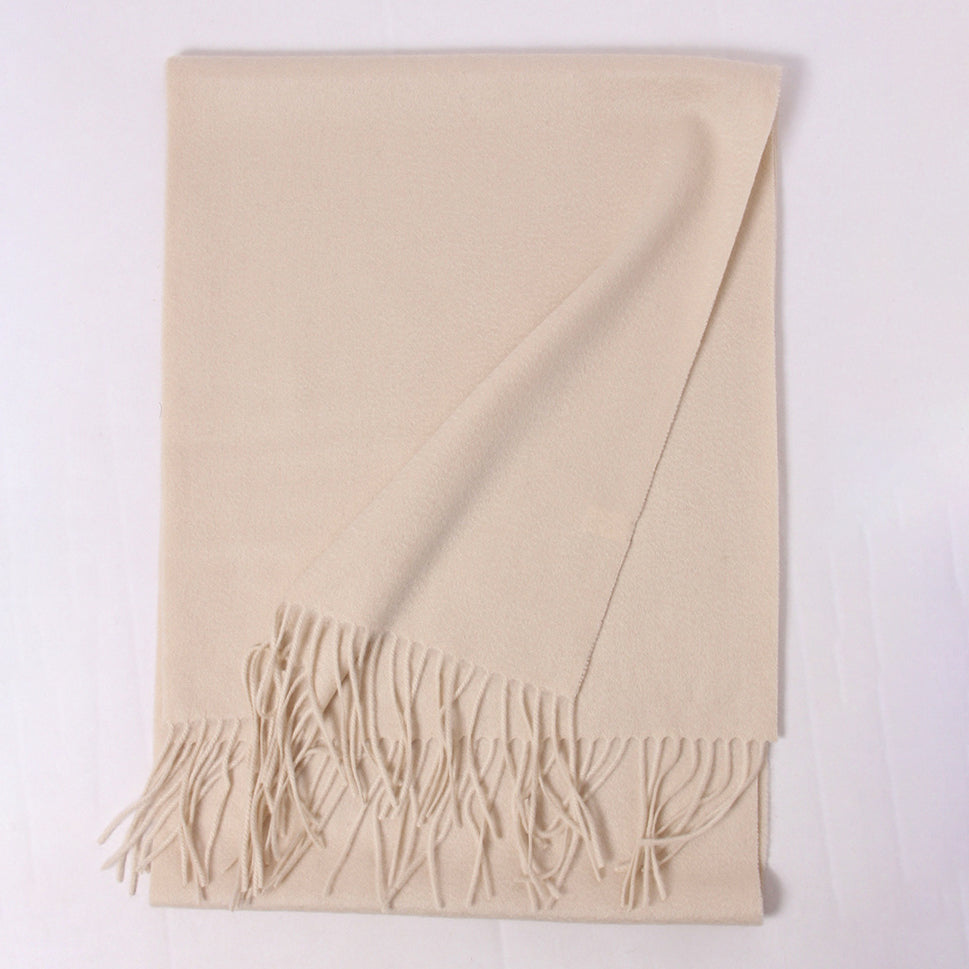 Womens Cashmere Shawl And Wraps Large Cashmere Scarf With Fringe Ivory XL