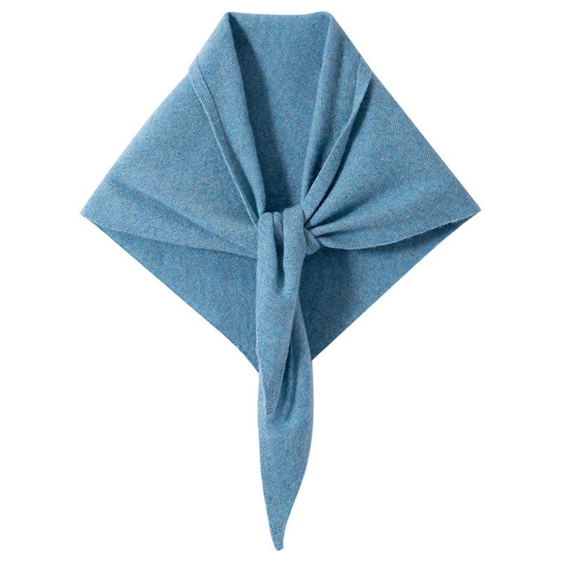Cashmere Bandana Scarf Cashmere Triangle Wrap Cashmere Neck Tie Shawl