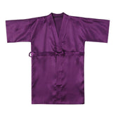 Girls Silk Robe Pure Silk Kimono Summer Kids Silk Robe