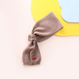 Kids Colorful Cashmere Scarf Fruit Embroidered Cashmere Neck Warmer