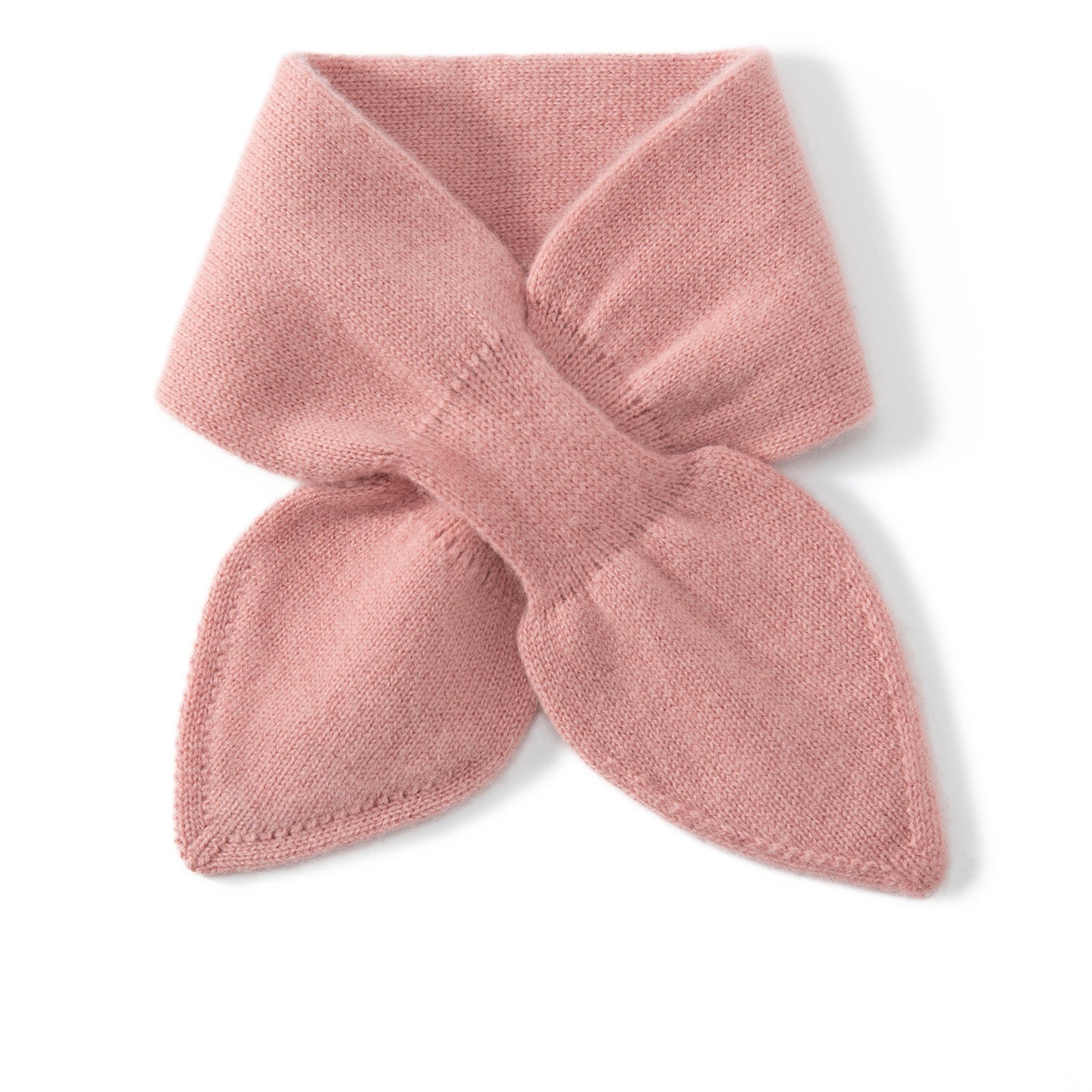 Kids Colorful Knit Cashmere Scarf Bow Knot Cashmere Neck Warmer