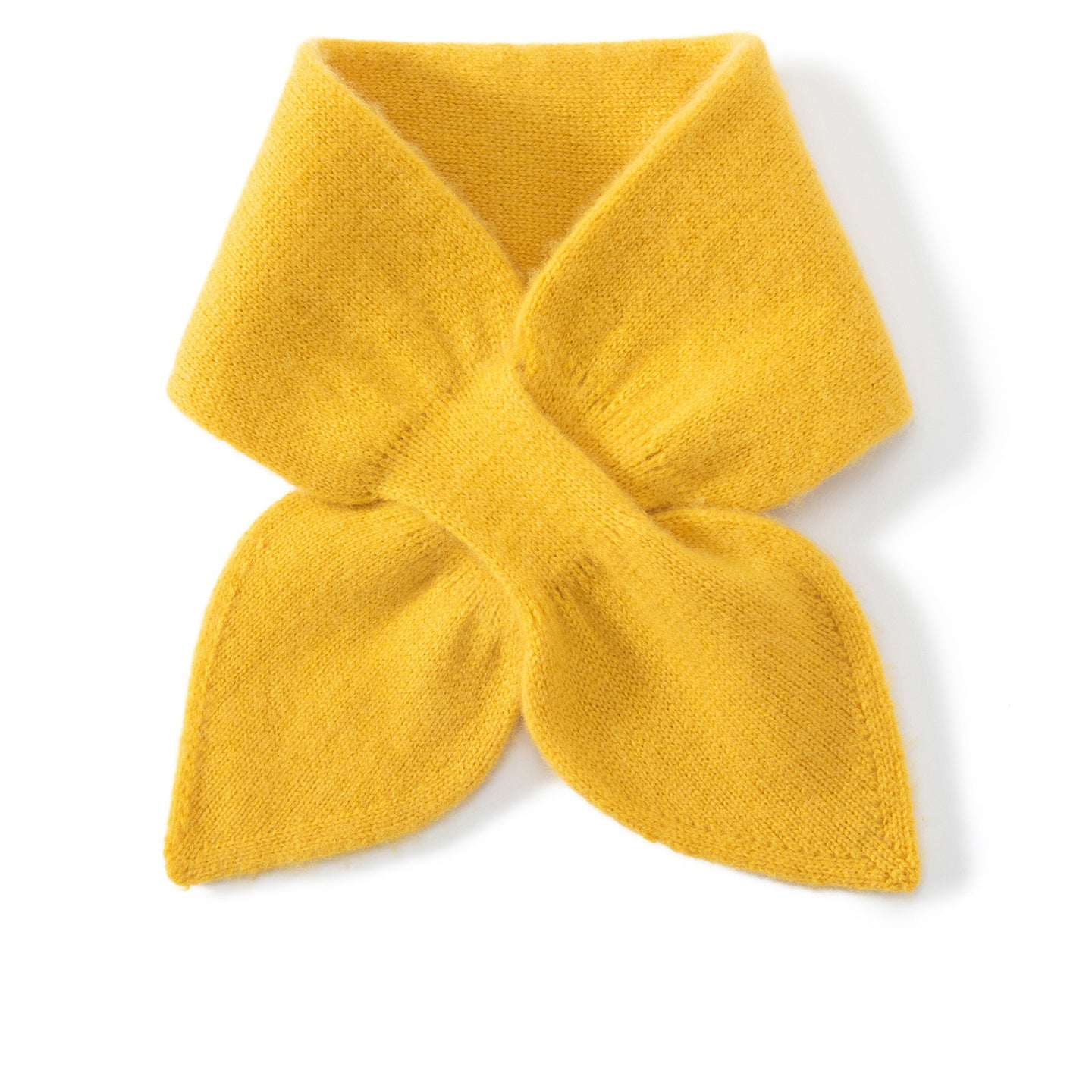 Kids Colorful Knit Cashmere Scarf Bow Knot Cashmere Neck Warmer