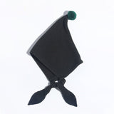 Kids Tie Cashmere Beanie Knit Elf Cashmere Hats with Pom Pom Multi Colors