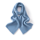 Long Ribbed Cashmere Scarf Unisex Cashmere Shawl Cashmere Wrap