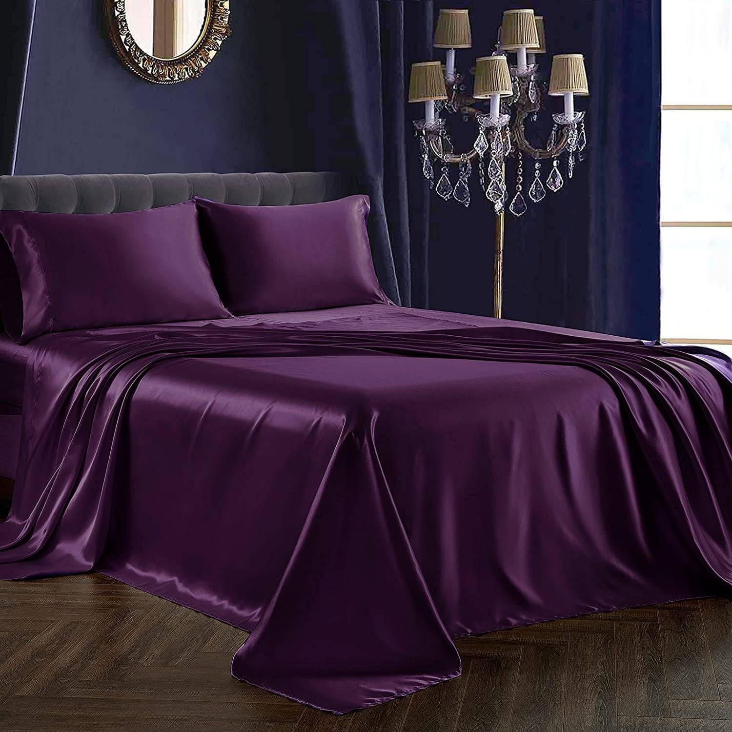 Luxury 100% Silk Bedding 25 Momme Mulberry 1 Pcs Silk Flat Sheet