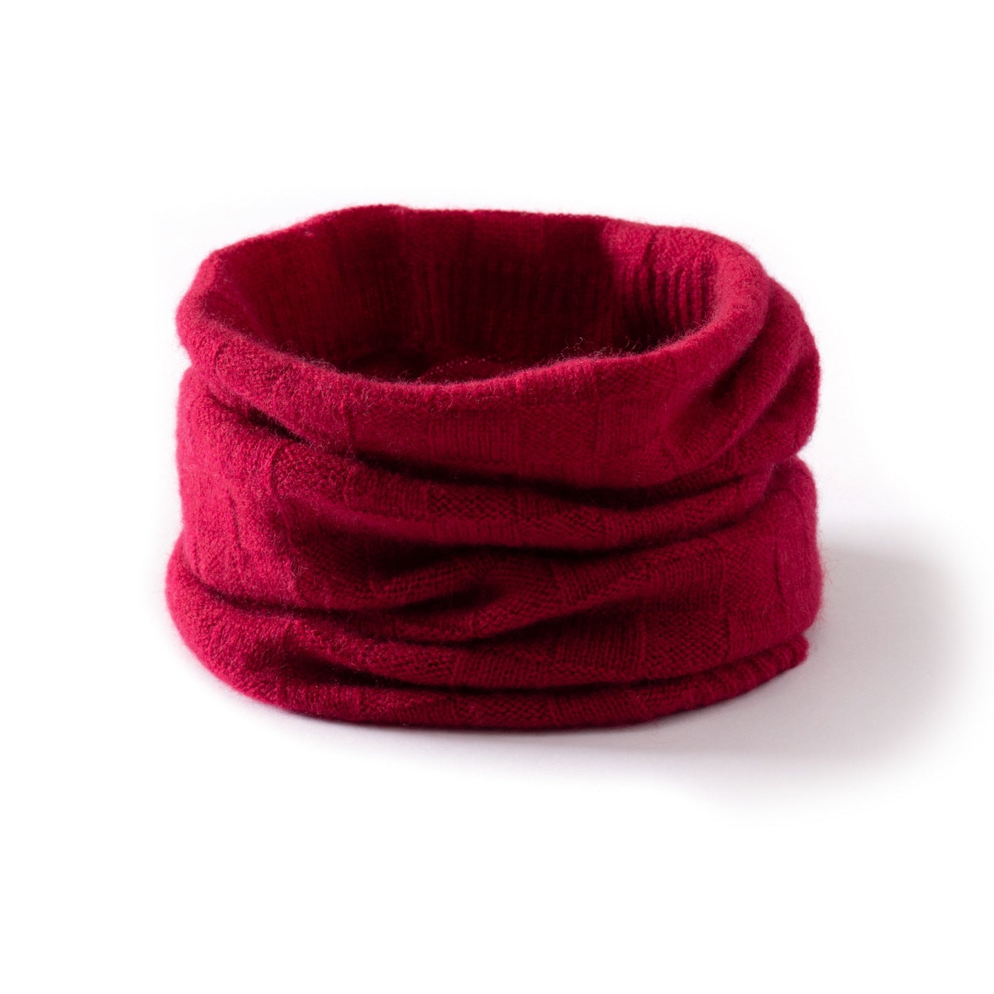 Pure Cashmere Knitted Neck Warmer Scarf Cashmere Neck Gaiter