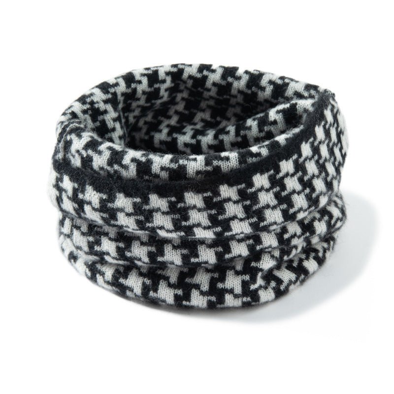 Pure Cashmere Neck Gaiter Cashmere Snood with Modern Patterns Cashmere Scarf