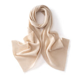 Ribbed Cashmere Scarf for Men and Women Cashmere Knit Wrap for Cold Weather