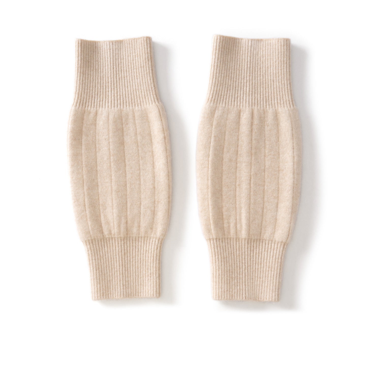 Ribbed Pure Cashmere Leg Warmers Cashmere Knee Pads Knee Warmers