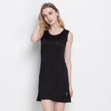 Silk Knit Nightdress For Women Silk Knitted Slip Dress