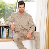 Silk Pajamas for Men 100% Real Silk Pajamas Set