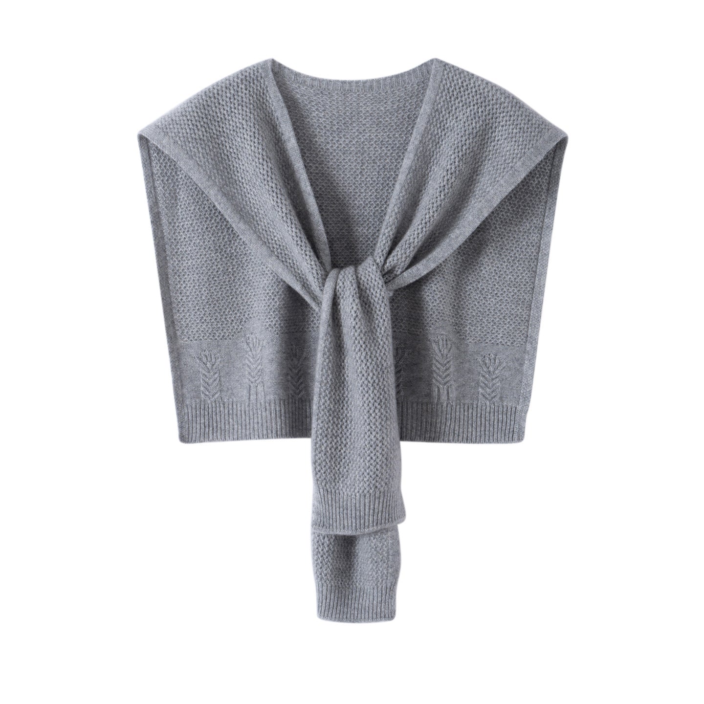 Soft Cashmere Knit Scarf Cashmere Scarf Back Wrap for Women