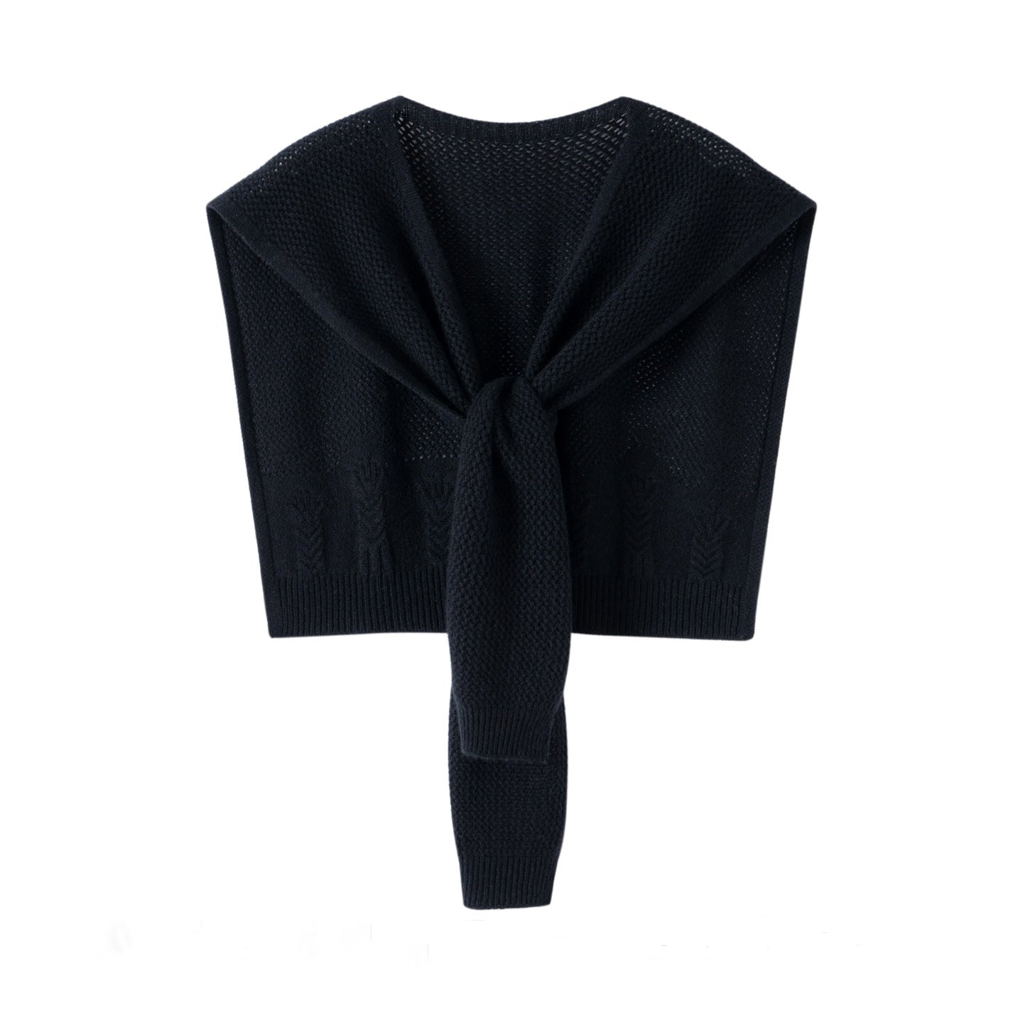 Soft Cashmere Knit Scarf Cashmere Scarf Back Wrap for Women