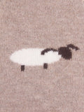 Warm Kids Pure Cashmere Vest Sheep Intarsia Knit Cashmere Sweater Camel 80