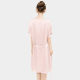 Women Pure Silk Nightdress V Neck 100% Silk Sleepwear