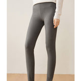 Womens Cashmere Leggings High Waist Cashmere Pants Soft Cashmere Trousers Dark Gray XS