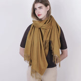 Womens Cashmere Shawl And Wraps Large Cashmere Scarf With Fringe