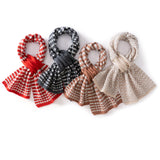 Womens Geometric Cashmere Knit Scarf Geometric Cashmere Wrap