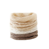 Womens Lace Knit Cashmere Infinity Scarf Cashmere Neck Gaiter Openwork Knit Cowl