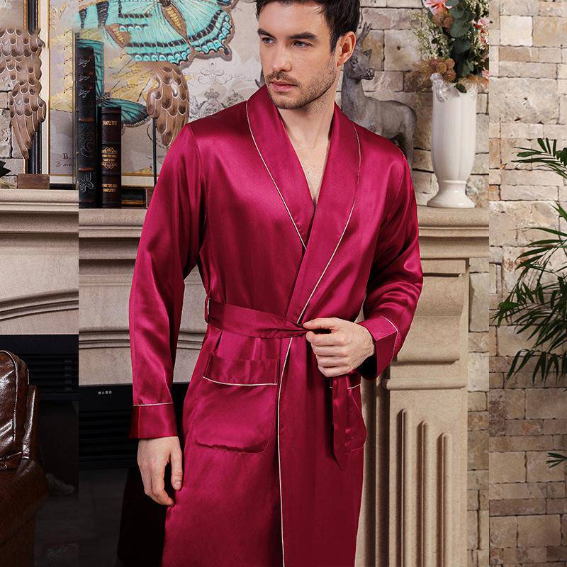 Mens Silk Robes