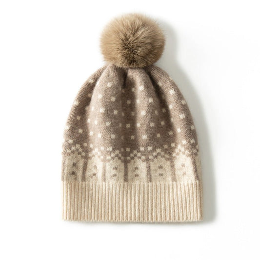 100% Cashmere Hat for Women, Luxury Real Cashmere hat for Winter Soft and Warm - slipintosoft