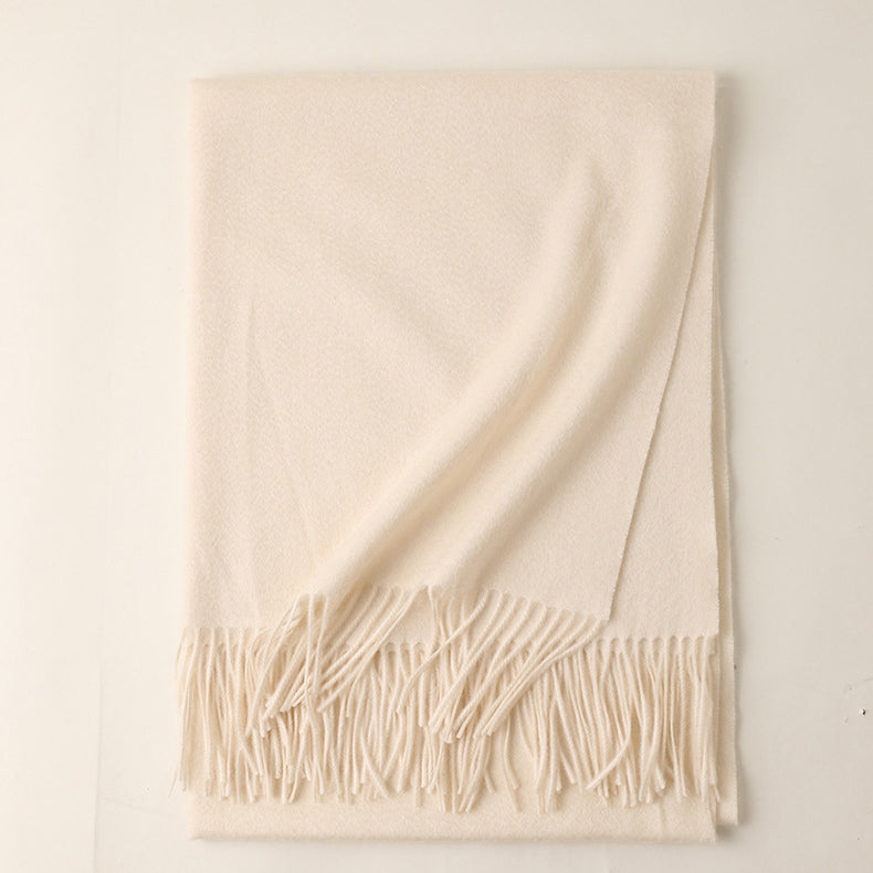 Women's Luxurious Cashmere Shawl and Wraps Large Soft Cashmere Scarf with Tassel - slipintosoft