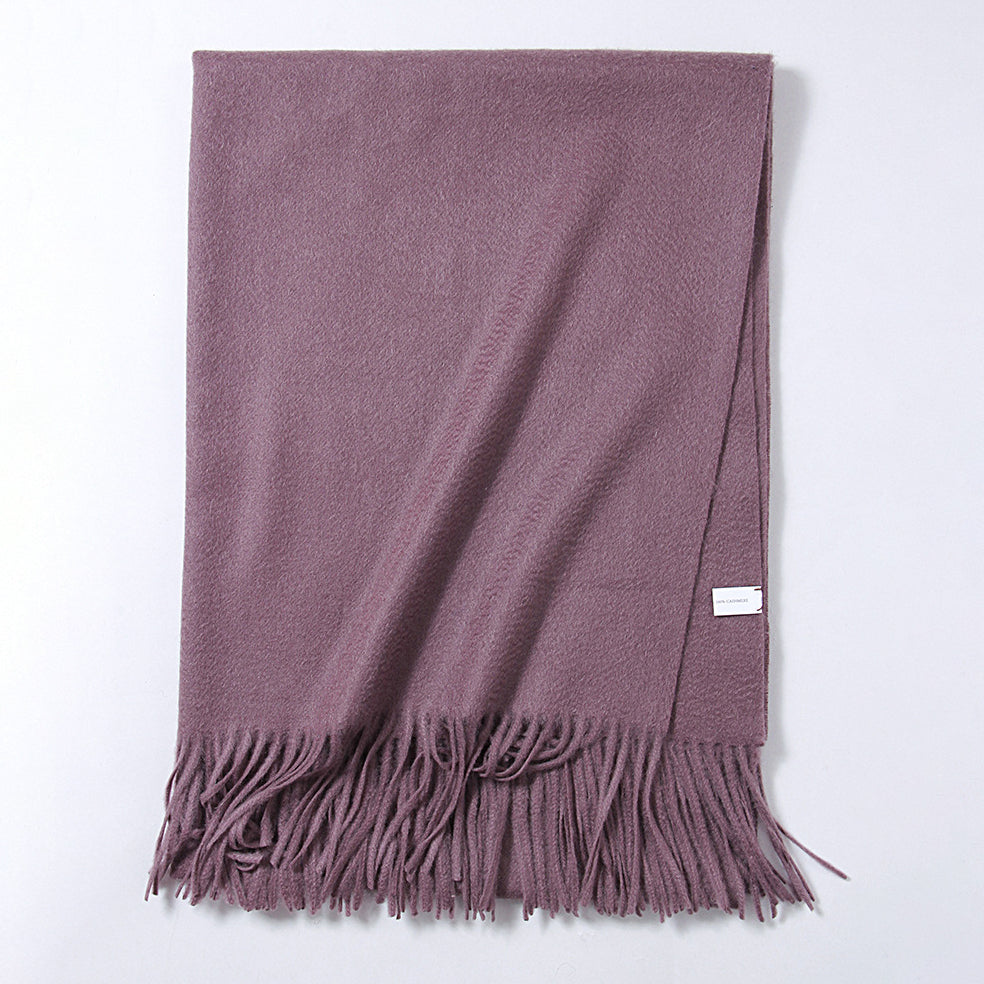 Women's Luxurious Cashmere Shawl and Wraps Large Soft Cashmere Scarf with Tassel - slipintosoft