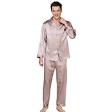 Best Mens Silk Pajamas Quality Long Luxury Real Mulberry Silk Pyjamas Pure Silk Sleepwear -  slipintosoft