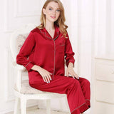 Best Women's Silk Pajamas Long Mulberry Silk Pjs Real Momme Pure 100%silk Sleepwear -  slipintosoft