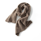 Cashmere Scarf Soft Solid Cashmere Scarf Wrap Shawl Knitted Cashmere Scarves - slipintosoft