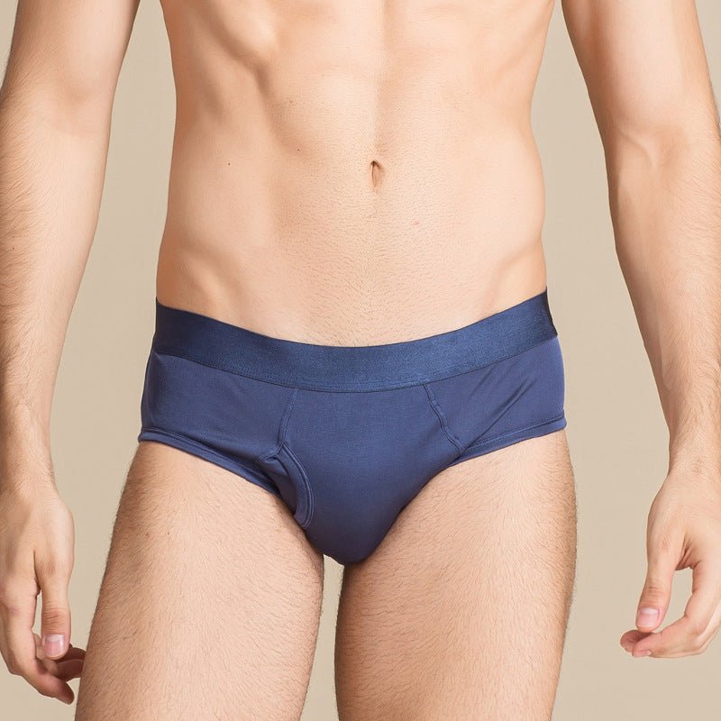 Classic Mens Briefs Sexy Silk Triangle Boxer - slipintosoft