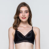 Elegant Wireless Silk Bralette - slipintosoft