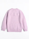 Girls Cashmere Sweater 3D Strawberry Embellishments Cashmere Pullover