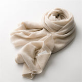 Long 100% Cashmere Scarf Luxury Pure Cashmere Winter Scarf - slipintosoft