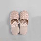 Luxury Soft Silk Home Slippers For Women Silk Travel Slippers Soft Soled Slippers