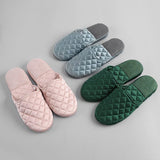 Luxury Soft Silk Home Slippers For Women Silk Travel Slippers Soft Soled Slippers