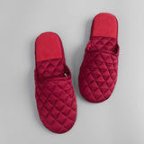 Luxury Soft Silk Home Slippers For Women Silk Travel Slippers Soft Soled Slippers