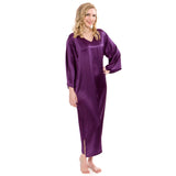 Mulberry Silk Dressing Gown For Women Long Sleeve Loose Pullover Silk Nightwear Sale -  slipintosoft