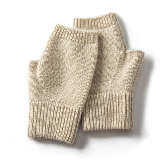 pure cashmere half - finger gloves for women cashmere fingerless gloves warm knitted gloves