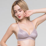 Sexy Lace Silk Triangle Bra - slipintosoft