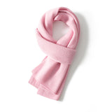 Short Cashmere Scarf Multi Colors for Women and Men Solid Cashmere Neck Warmer - slipintosoft