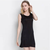 Silk Knit Nightdress For Women Silk Knitted Slip Dress -  slipintosoft