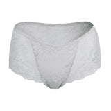 Silk knitted underwear women's lace shorts mulberry silk sexy and comfortable low-waist boxers - slipintosoft