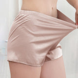 Silk Leggings Trosor Shorts För Dam Silk Flat Corner Safety Byxor