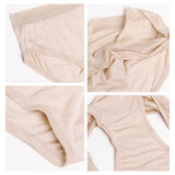 Silk mid-waist lace underwear, comfortable and breathable women's mulberry silk knitted shorts briefs - slipintosoft