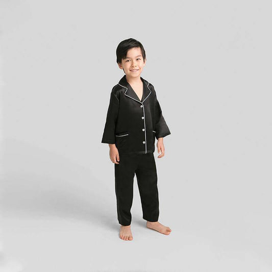 Silk Pajama Set For Boys Silk Pajamas Child's Silk Sleepwear